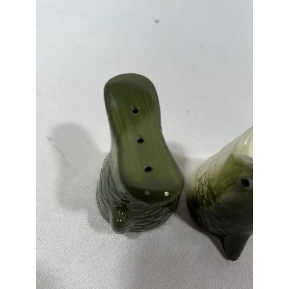 Largemouth Bass Salt Pepper Shakers Fish Cabin Lodge Rustic Cottagecore